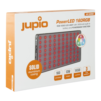 Jupio PowerLED 160 RGB LED Panel with Charger