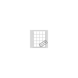 Kaiser Fogli Trasparenti per 20 Diapositive 5x5 cm extra sottile (10 fogli)