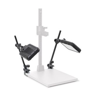 Kaiser Illuminatore LED RB 24D. 2 x 120 LED ad alto CRI (SMD). 5600 K. CRI 95. Luci dimmerabili individualmente. Adatta per il Copy Stand RS 2 XA (5411).