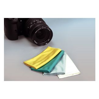 Kaiser Panno di pulizia di microfibra 20x20 cm per ottiche/vetri/CD 25pz