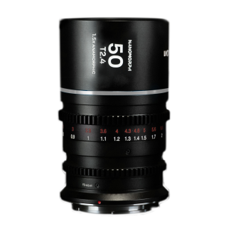 Laowa Venus Optics 50mm T2.4 NanoMorph Anamorphic Lens (Silver) for Fuji X