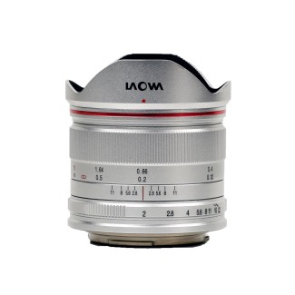Laowa Venus Optics obiettivo 7.5mm f/2 MFT argento leggero