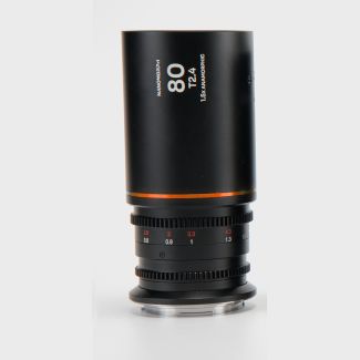Laowa Venus Optics obiettivo 80mm t/2.4 1.5X S35 NanoMorph Ambra L Mount  Cine