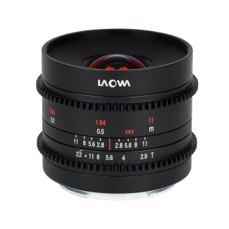 Laowa Venus Optics obiettivo 9mm t/2.9 Zero-D Canon RF Cine Scala Metri/Feet