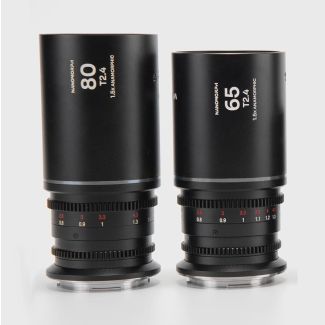 Laowa Venus Optics  S35 Prime Kit NanoMorph (65mm-80mm) Silver DL Cine