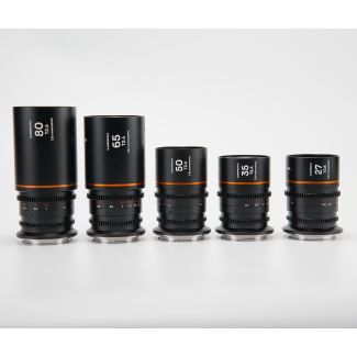 Laowa Venus Optics  S35 Prime Kit NanoMorph (27mm-35mm-50mm-65mm-80mm) Ambra Canon RF Cine