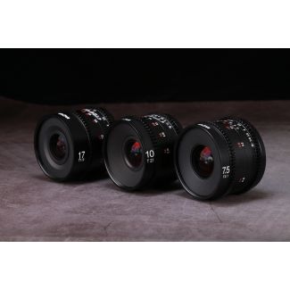 Laowa Venus Optics Bundle 3 lenti MFT Wide Angle Cine7.5mm + 10mm + 17mm