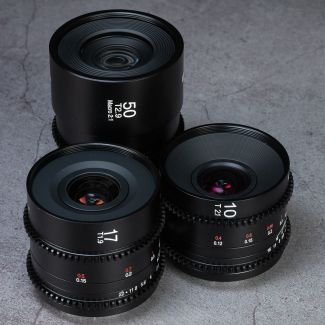 Laowa Venus Optics 3-Lens MFT Wide+Macro Cine Bundle (10mm, 17mm, 50mm)