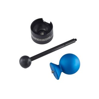 Novoflex Testa a sfera  50 Set composto da testa. culla e supporto (facile inserimento nel sistema MB 'FREE'