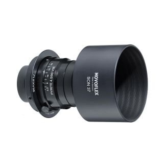 Novoflex testa per obiettivi 90mm per BAL-F . realizzata da Schneider Kreuznach incl. Soffietto e paraluce