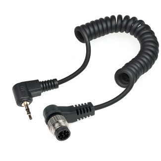 Novoflex Electric Shutter Release Cable for Nikon and Fujifilm Cameras with 10 Pin Port for CASTELMICRO Electronic Hot Shoe