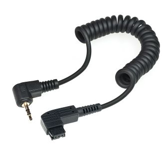 Novoflex electric shutter cable for Sony and Minolta cameras with 3-pin port for CASTELMICRO electronic shoe