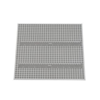 Novoflex Magnetic metal base for MS-MACRO-REPRO 30.5x30.5cm (12x12') with grid. 18% grey. incl. 2 magnetic strips with millimetre scale.