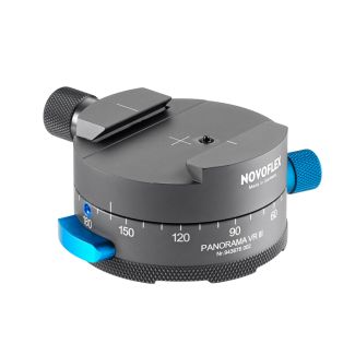 Novoflex Panoramic plate with quick release unit 2x180 in scale - Snap stops 10 - anti-torsion milling