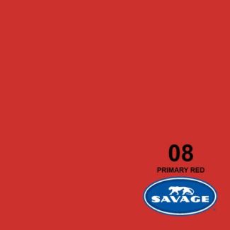 Savage  fondale di carta 1,36x11m Primary Red