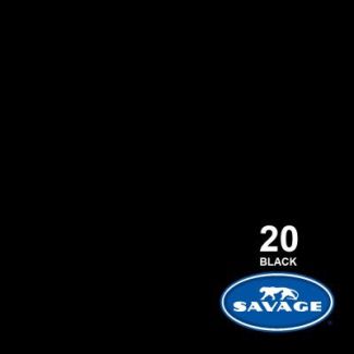 Savage Paper Backdrop 2.18x11m Black CAR SIZE