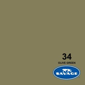 Savage Paper Backdrop 1.36x11m Olive Green