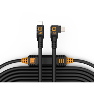 Tether Tools Pro cavo da USB-C a USB-C 9.4m angolare destro - nero