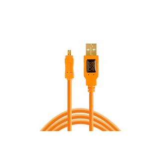 Tether Tools USB 2.0 A/Mini-B 8 pin cable 460cm orange
