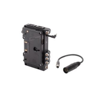 Wooden Camera 239600 – D-Box – Gold Mount power plate for Blackmagic URSA Mini and URSA Mini Pro
